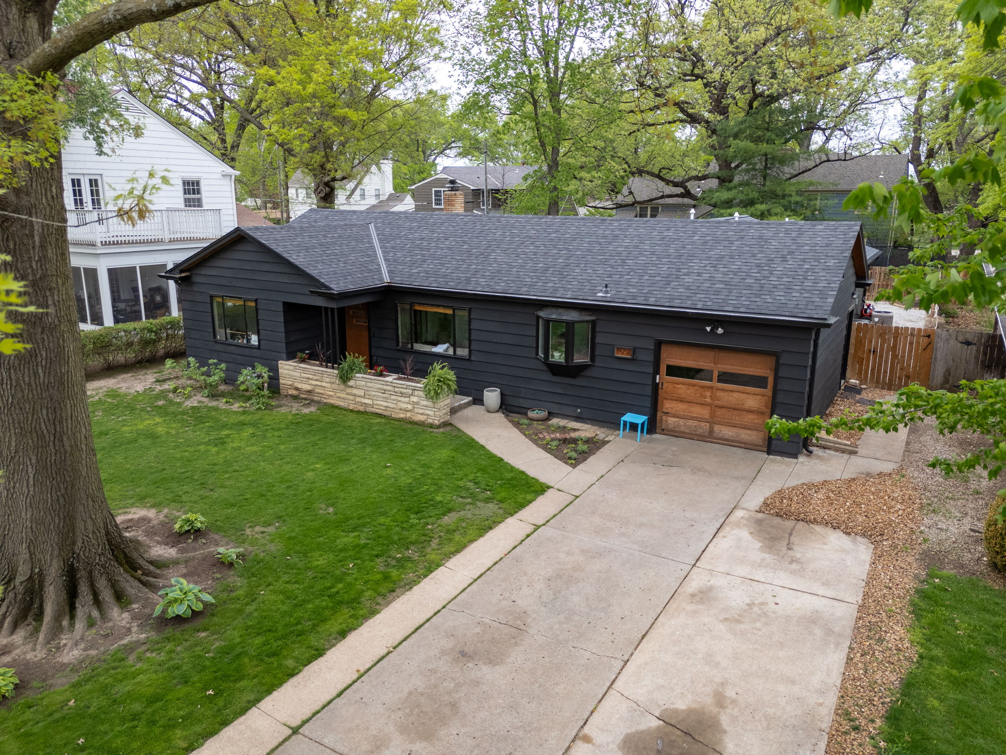 Front — Elevated Aerial