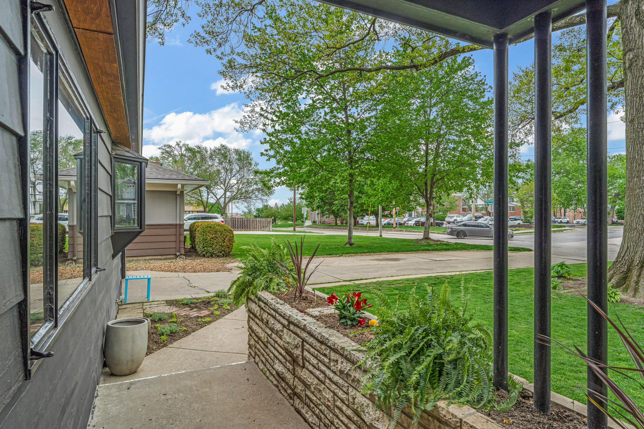 Covered Porch View