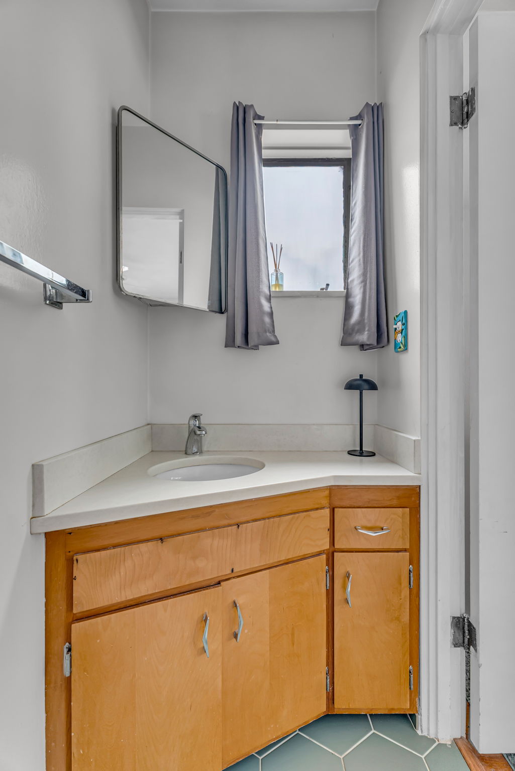 Half Bath — Corner Vanity