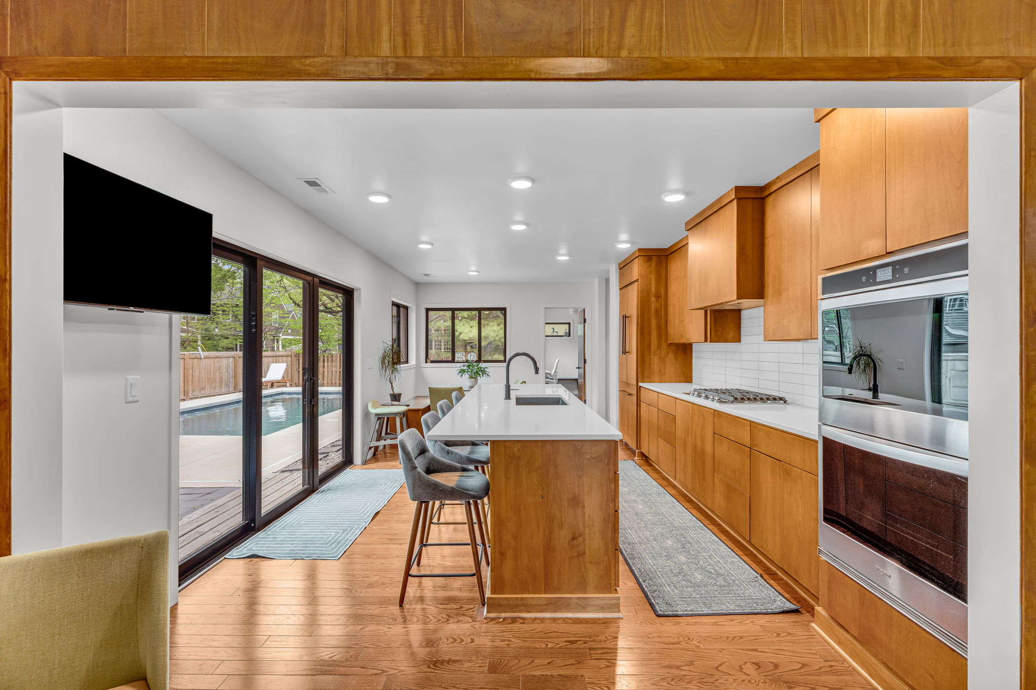 New Kitchen — Pool View