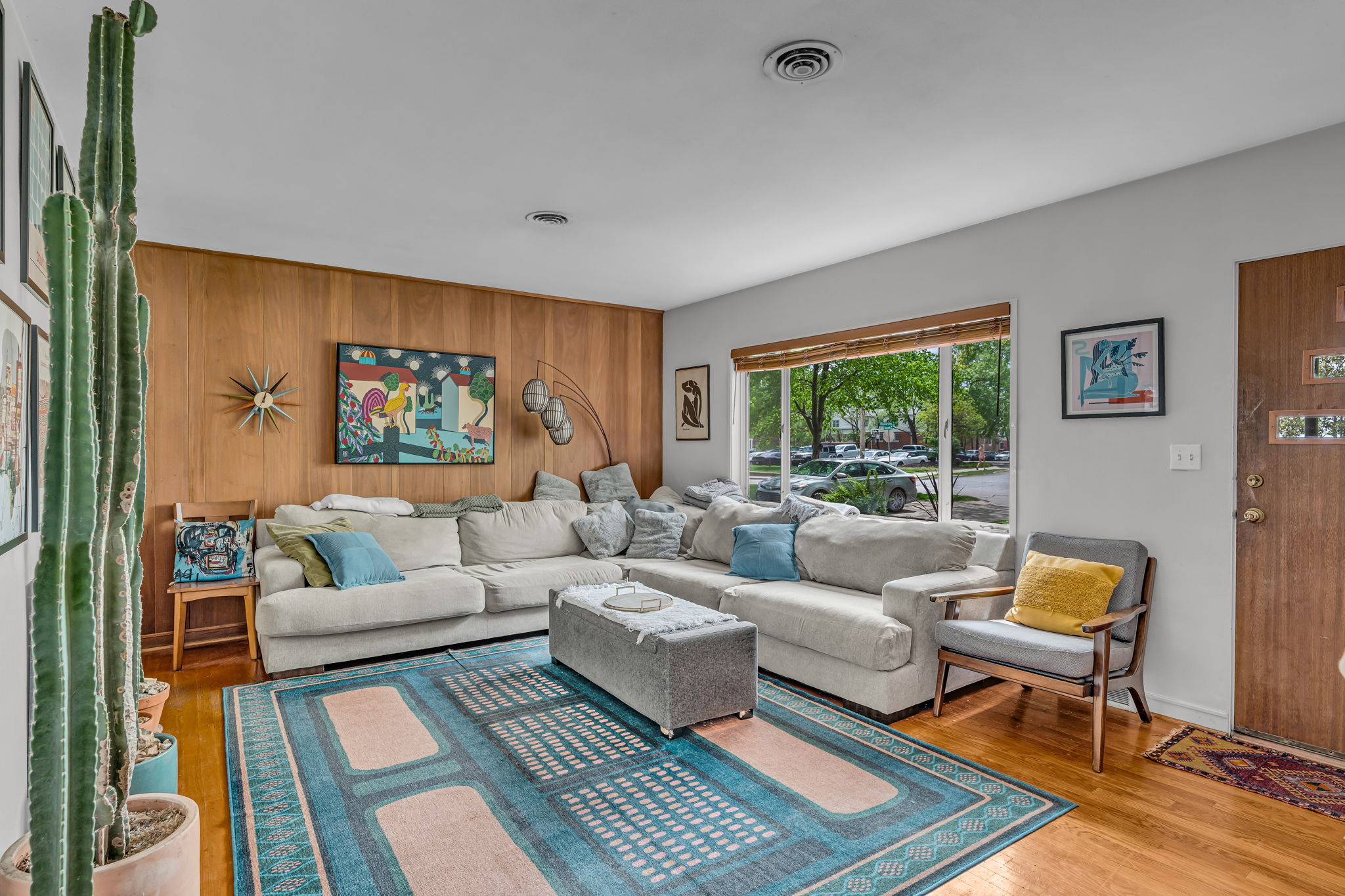 Living Room — Wood Panel
